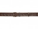 Kožený opasek 4cm/120cm Hnědý s motivemKožený opasek 4cm/120cm Hnědý s motivem