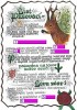 Pasovací list na lovce zvěře srnčí, pro ženuPasovací list na lovce zvěře srnčí, pro ženu